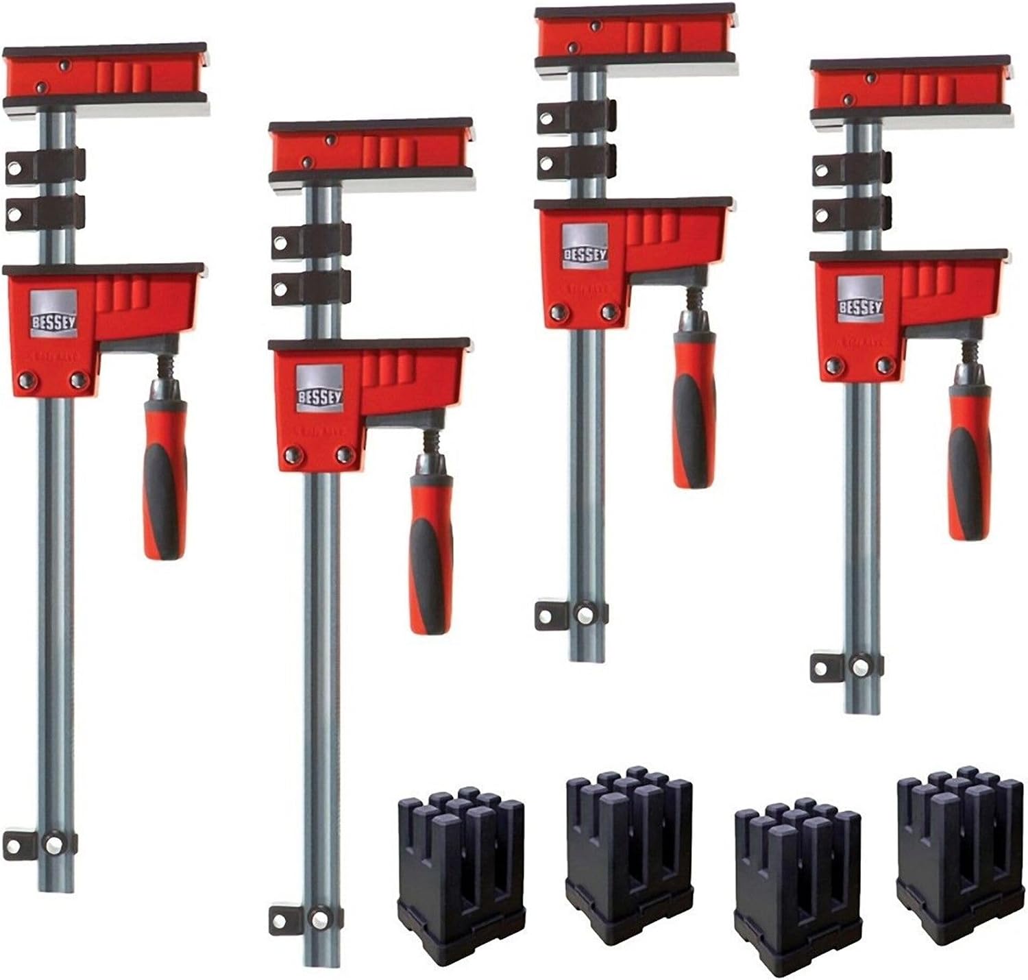 Bessey T20905 12' K-Body Revo Cabinet Door Clamp Kit (2-24', 2-40' & 4 Blocks)