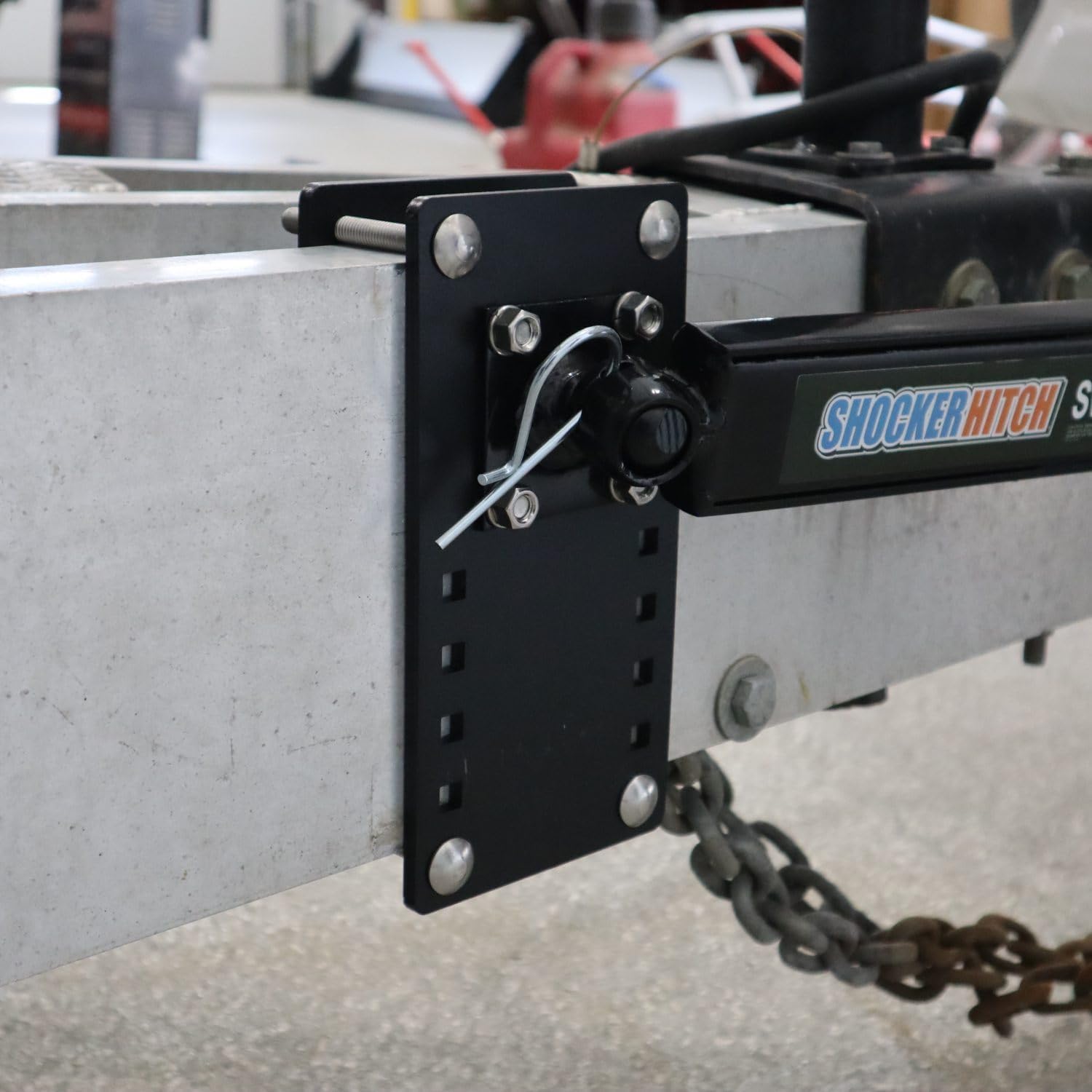 Shocker Clamp on Trailer Frame Mount Bracket Kit for Sway Control Friction Arm Bar