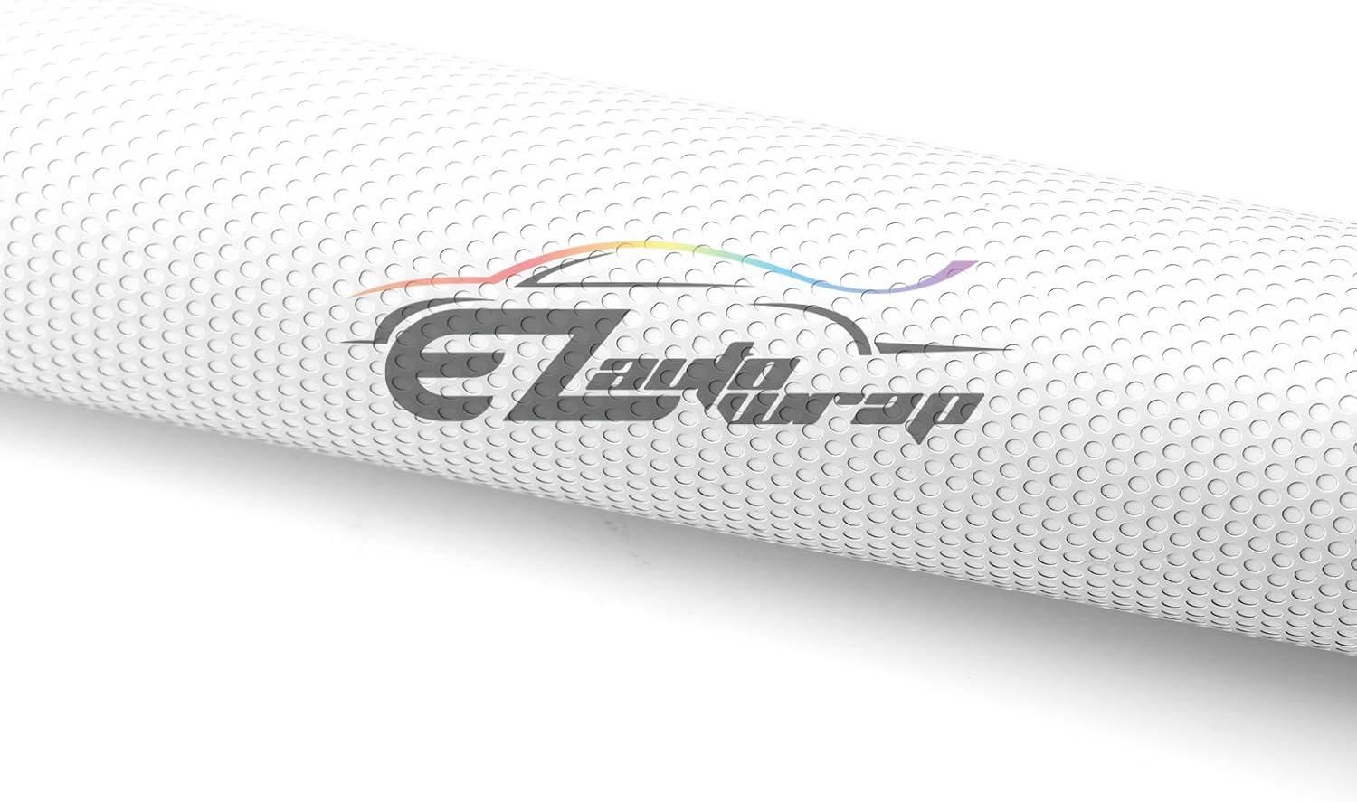 Free Tool Kit EZAUTOWRAP White One-Way Vision Perforated Print Media Vinyl Privacy Window Film Adhesive Glass Wrap Roll - 60'X300' (5FT X 25FT)
