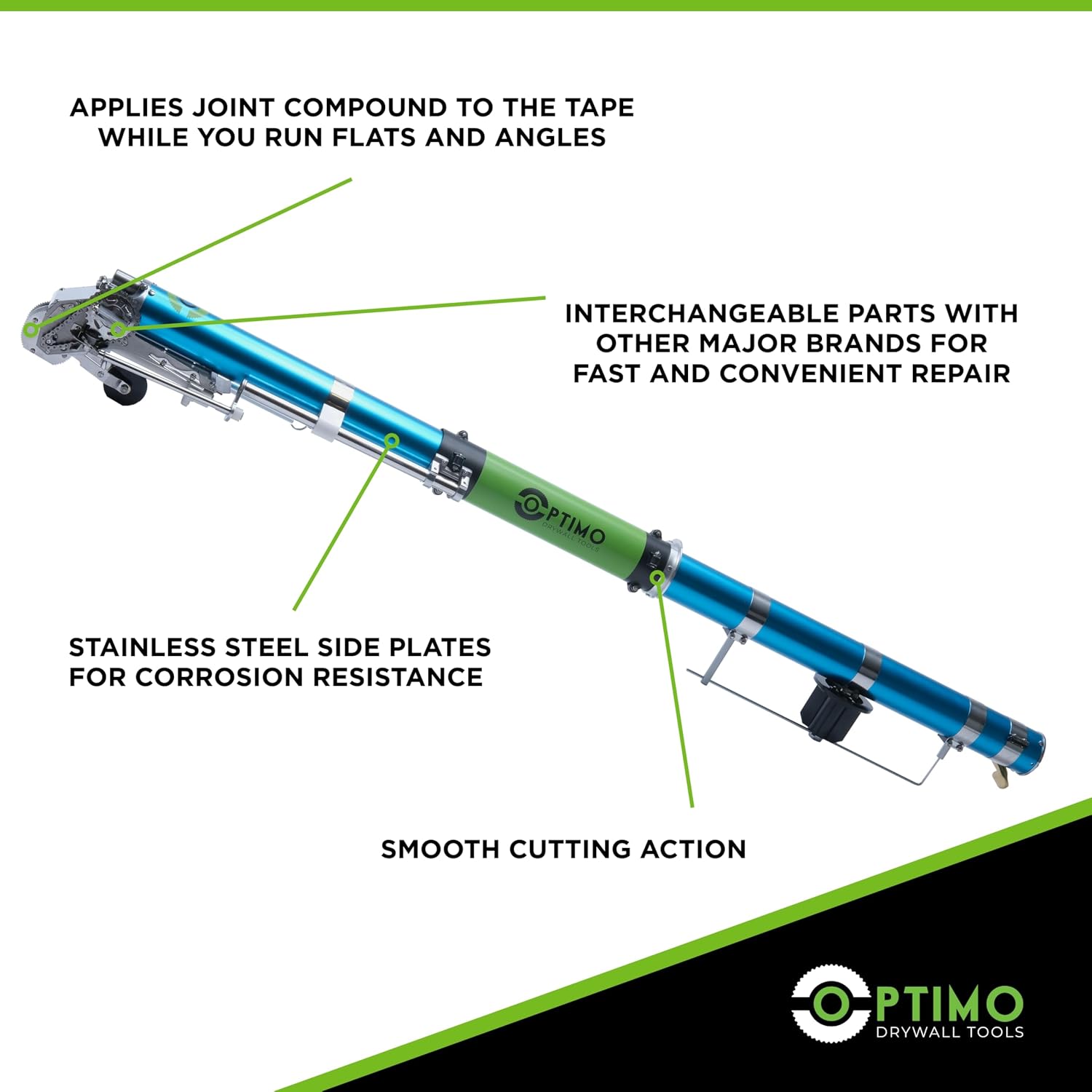 Drywall Automatic Taper | Optimo Drywall Tools | Professional Grade Taping Tool for Seamless Finish I Midwestern Family Owned Company