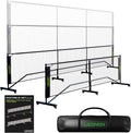 6 in 1 - Multi Sport Net - Pickleball Net, Badminton Net, Tennis Net, Outdoor Volleyball Net for Backyard - Regulation Size 22ft & Half Court 11ft - Patented Portable Pickleball Net & Driveway Nets