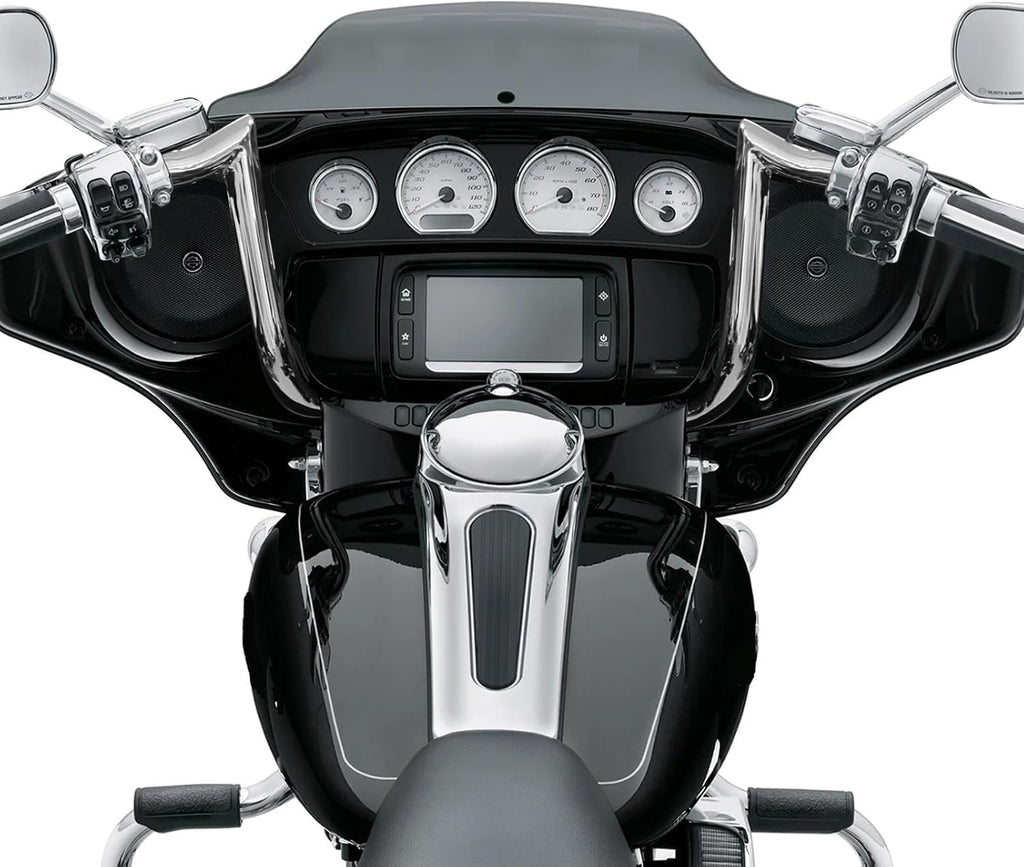 Mofun 12' Handlebars Pre-wired Ape Hangers 1 1/4' Meathook Ape Bar Compatible with Harley Bagger Touring Street Glide Electra Tri Glide Ultra Limited 2014-2023 Chrome