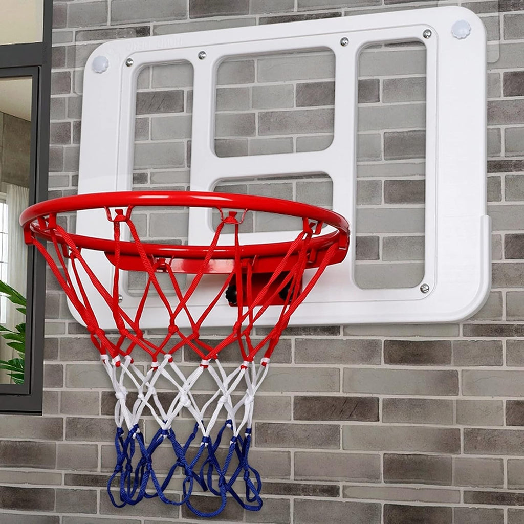 Mini Basketball Hoop Set, Wall-Mounted Backboard with Two Balls and Air Pump, The Best Gift for Boys and Girls