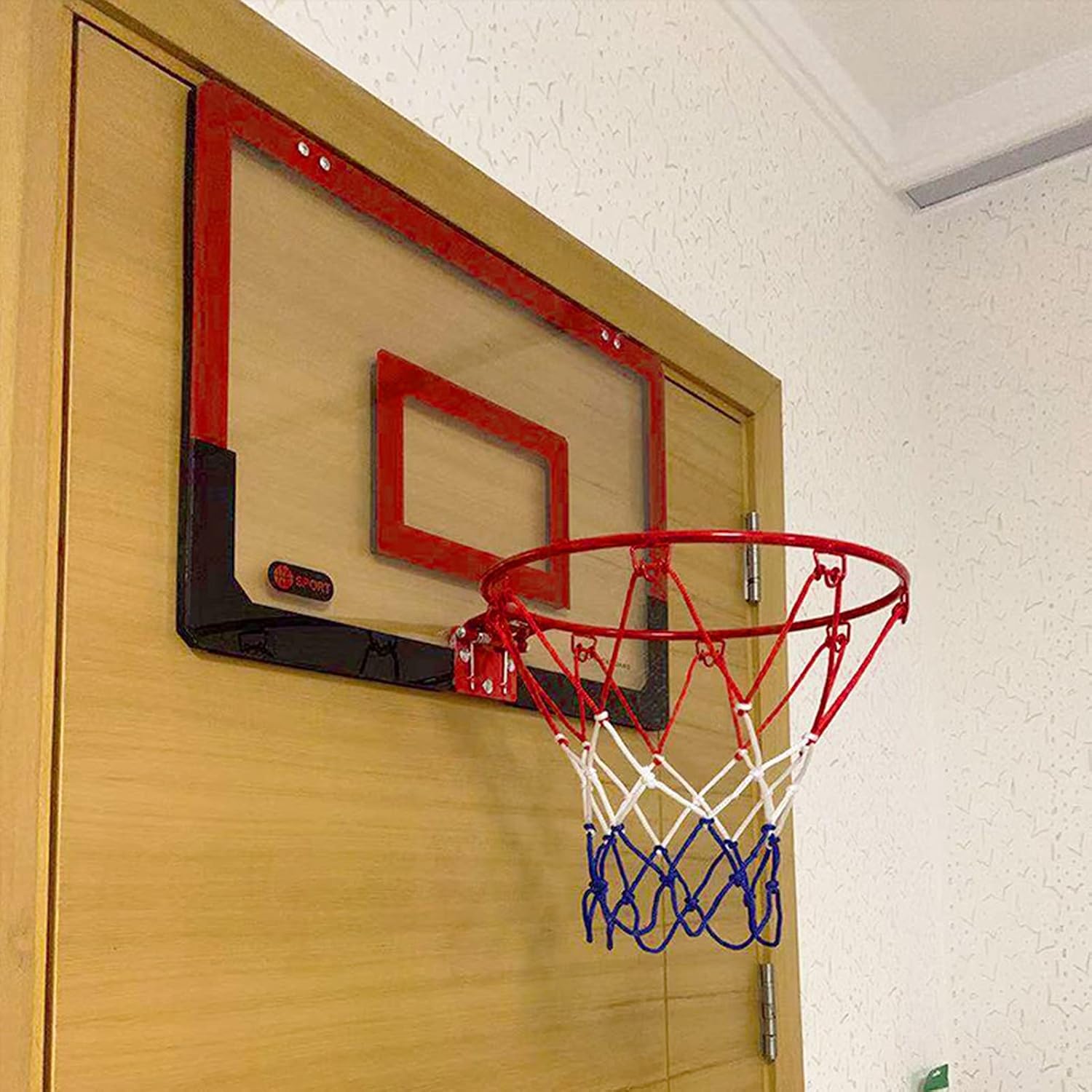 Basketball Hoop Punch-Free Hanging Basketball Hoop, Portable Children's Dunk Practice Mini Basketball Hoop, Used Indoors and Outdoors, Easy to Install (Size : 58.5x40cm)