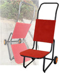 Heavy Duty Stacking Chair Dolly - Durable Push Cart for Effortless Transport of Chairs at Parties, Banquets, Events & Gatherings - Perfect for Event Planners & Caterers