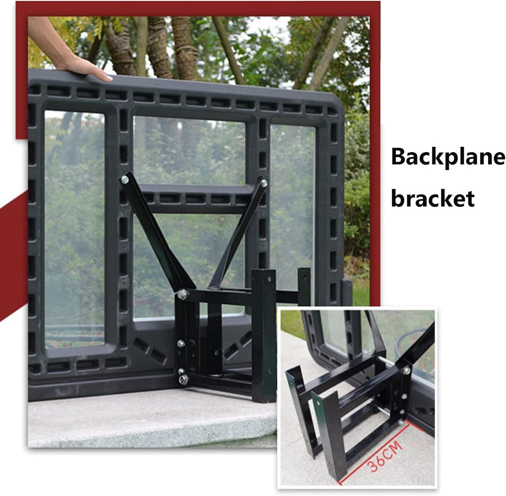 Basketball Hoop Portable Mini Basketball Hoop, Indoor and Outdoor Wall-Mounted Basketball Training Stands for Children and Adults, Removable Fixed Bracket, Easy to Install