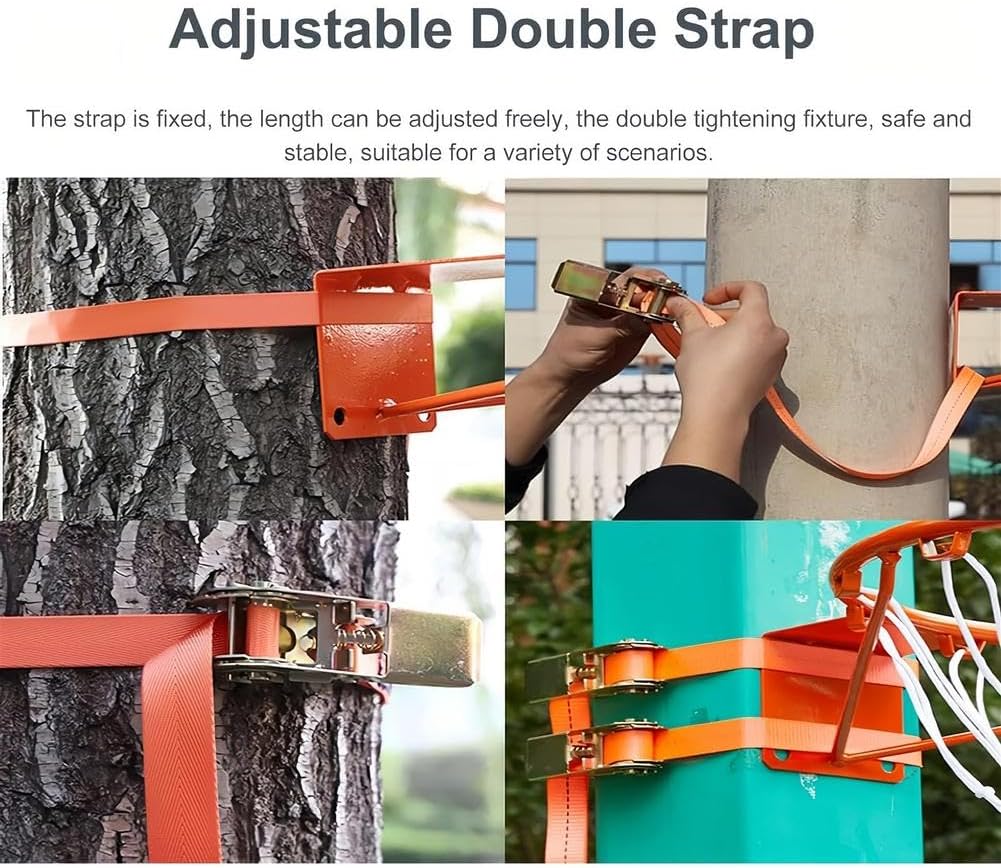 Portable Basketball Hoop, Wall Mounted Frame, Easy Installation for Indoor and Outdoor Use