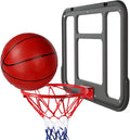 Mini Basketball Hoop Set for Kids Teens, Over The Door Wall Basketball Hoop, 2 Mini Basketballs and Net Hoops, Kids Gifts