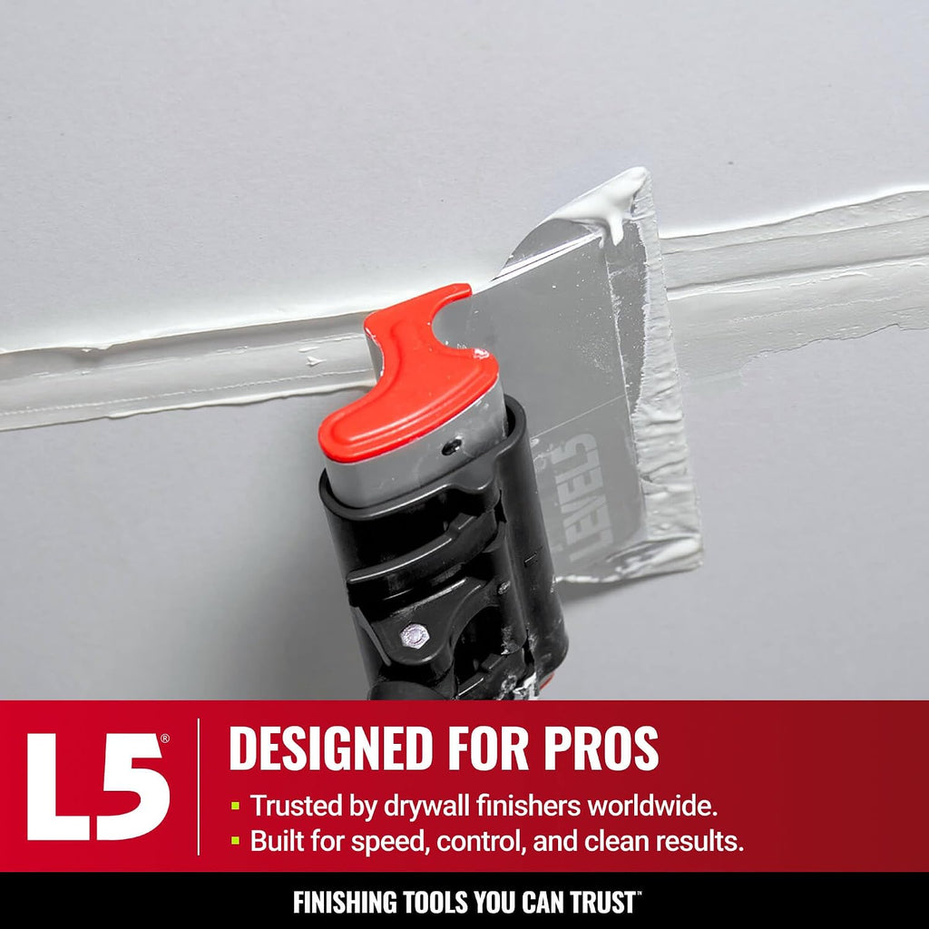 LEVEL5 32-Inch Skimming Blade | Precision 0.3mm German stainless steel blade insert (replaceable), ergonomic aluminum blade profile | 4-932