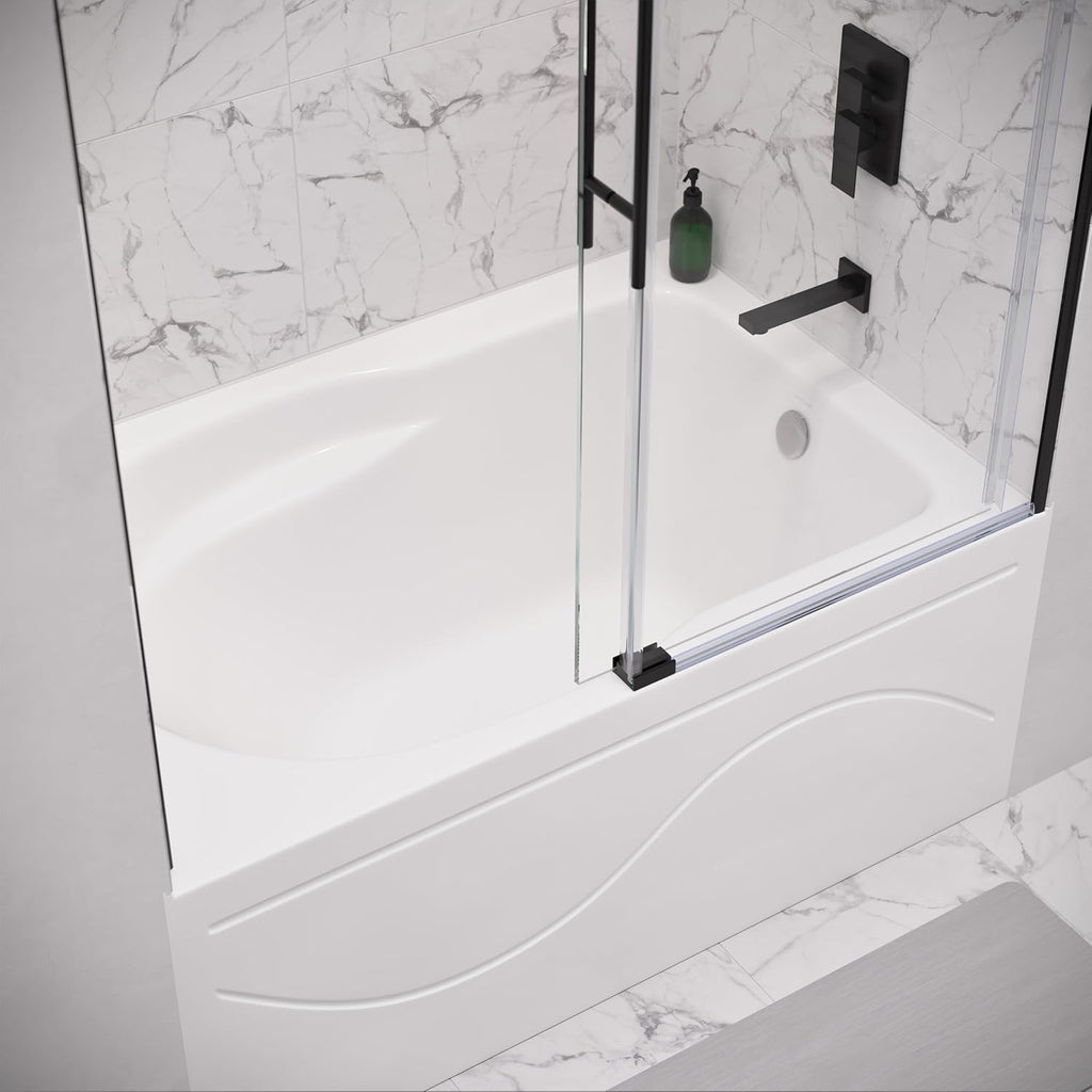 Dieppe 54'' x 30 Bathtub with Apron Right Hand Drain in White