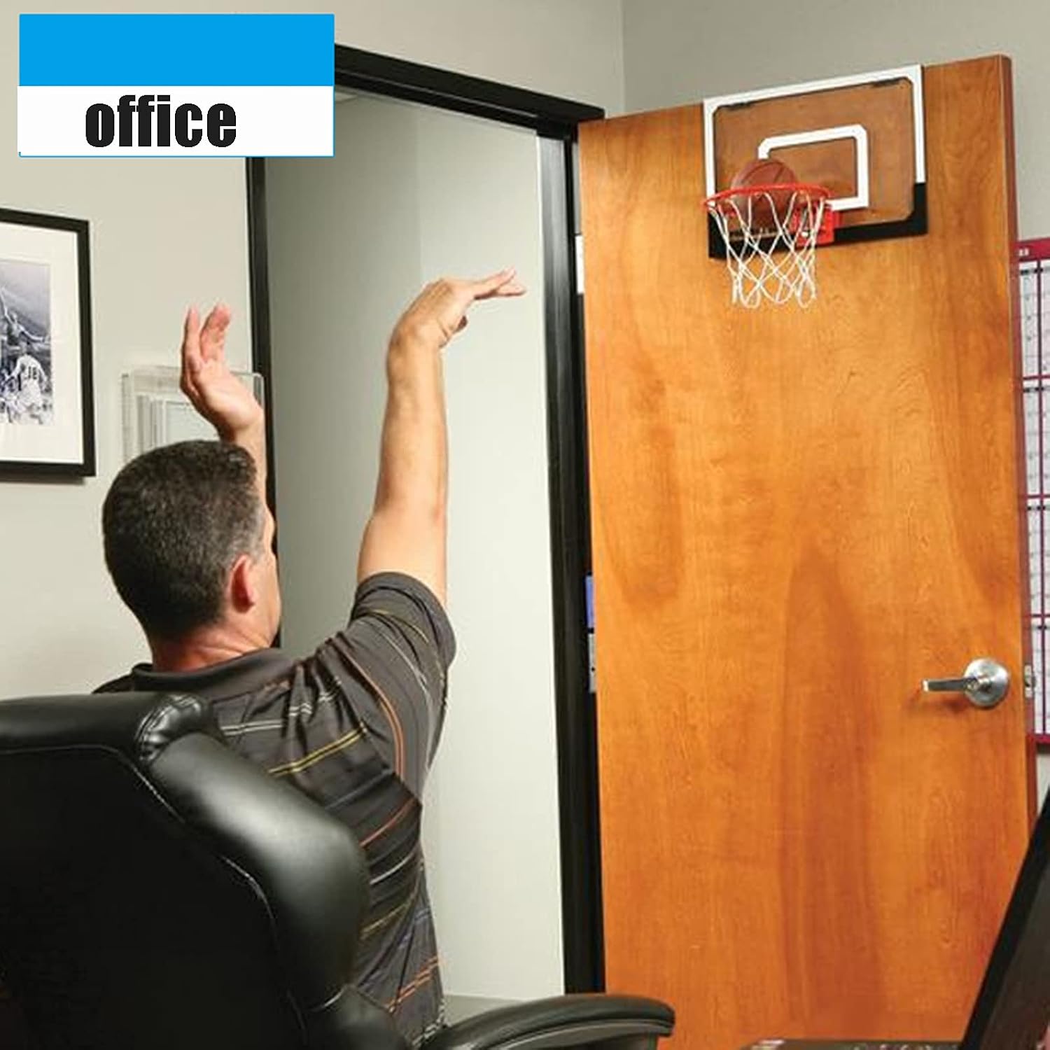 Basketball Rim Wall-Mounted Basketball Hoop,Mini Basketball Boards for Adults and Children,No Need to Punch Holes for Easy Installation,Diameter 21.5/38cm (Size : 45x30cm)