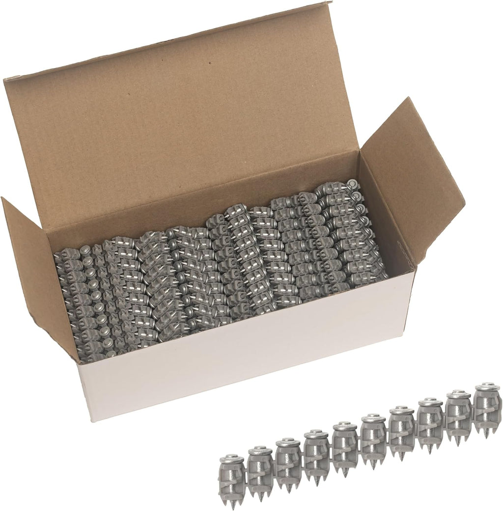 1000x Collated Concrete Nails 5/8'' (16mm) - for Hilti nails only B4 MX, BX4