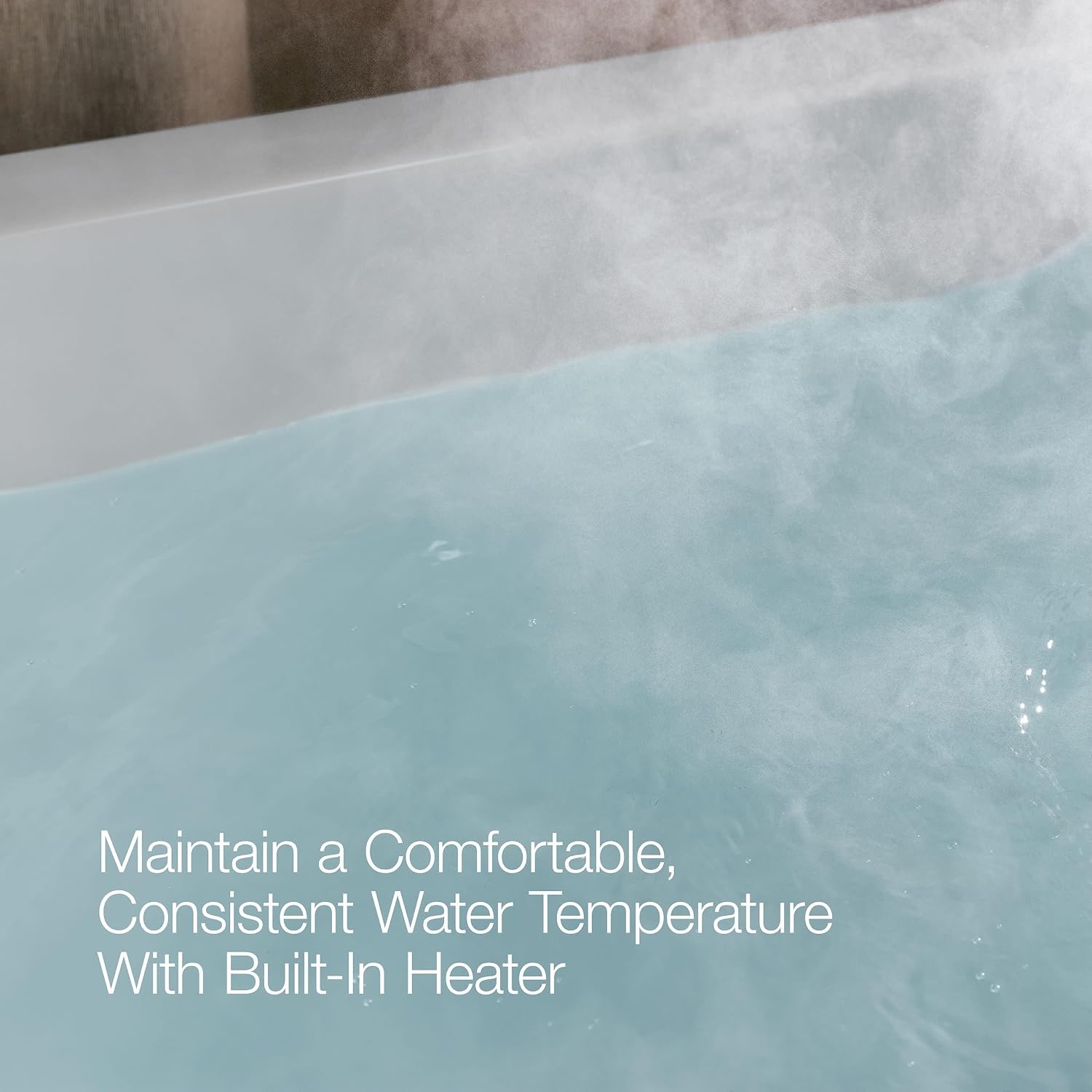 KOHLER K-1257-GHRA 72' X 36' Integral Apron Heated Bubblemassage™ Air Bath With Right-Hand Drain