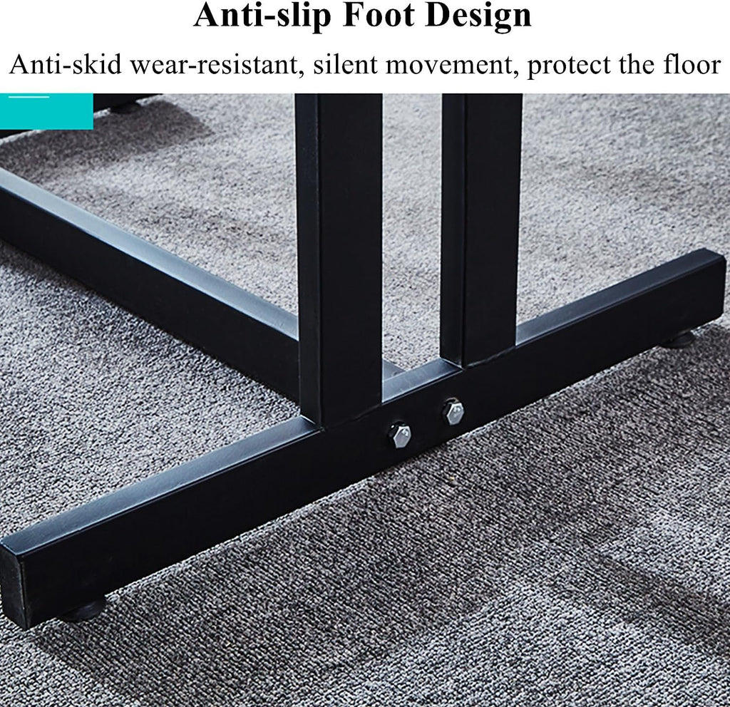 Clothes Rack Floor Standing Metal Garment Rack Heavy Duty 6 Way Clothing Shelves, Adjustable Lifting Arms Retail Display for Hanging Clothes