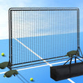 9.3*7.4ft Portable Tennis Rebounder Net, Tennis Practice Wall, Tennis Training Net for Tennis Racquet Sports Ball Pickleball, Tennis Backboard Net for Tennis Court Backyard Outdoor Training,
