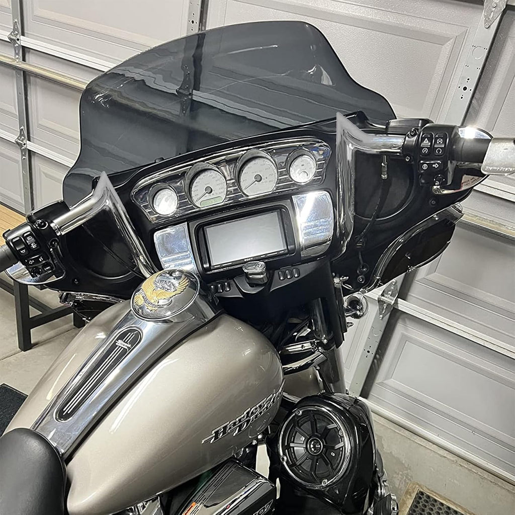 12' Rise Bar 1 1/4' Meathook Ape Hangers 32mm Handlebars fit for Harley Road king Electra Street Glide Ultra limited 1996-2024 Chrome