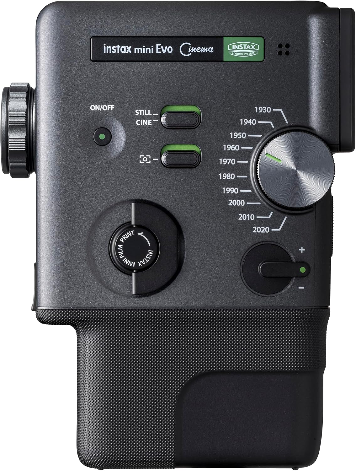 FUJIFILM instax mini Evo Cinema Hybrid Instant Camera, Black