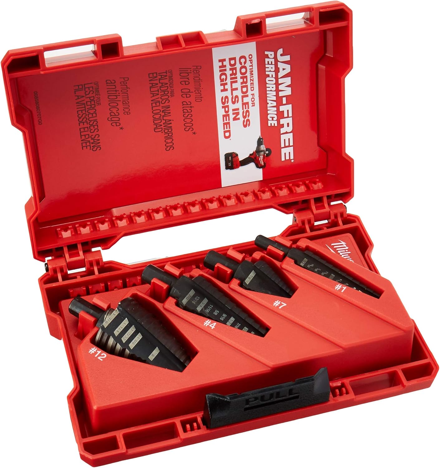 Milwaukee (MLW48899223) 4-Piece Step Drill Bit Set