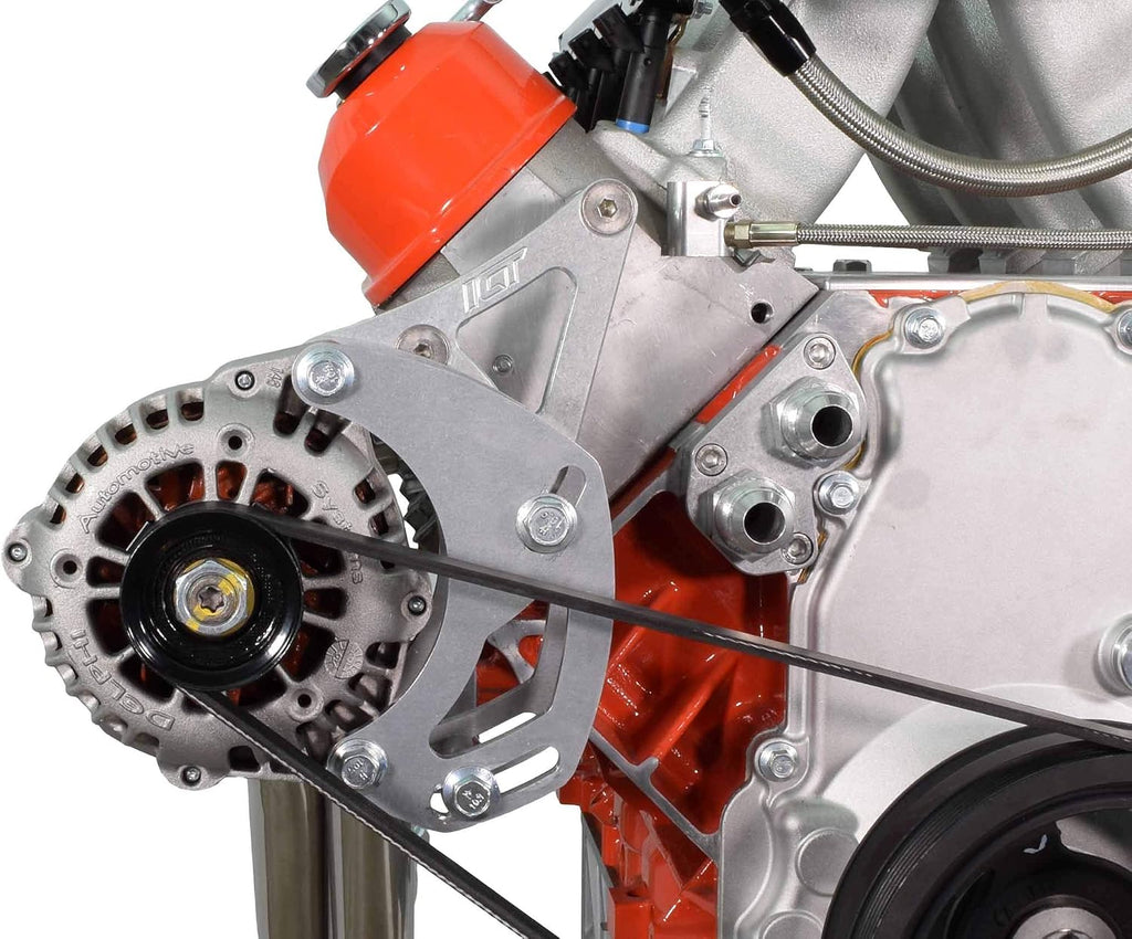 LS Truck HD Alternator Only Passenger Side Bracket Electric or Remote Water Pump