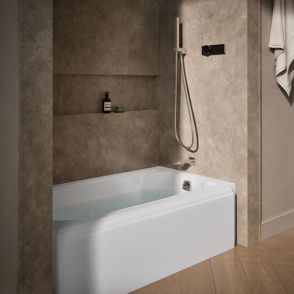 KOHLER Memoirs® 60' x 32' alcove bath with right-hand drain