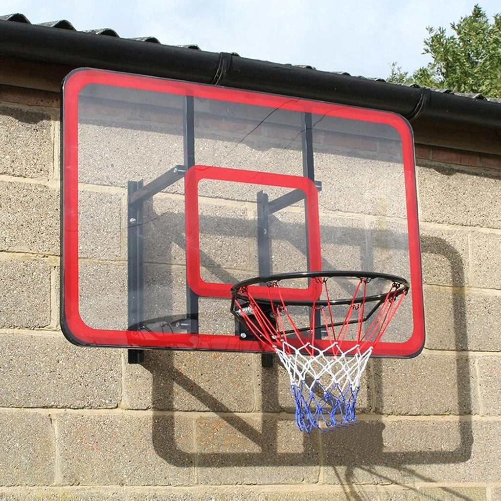 Wall-Mounted Basketball Hoop, Children and Teenagers Admit Outdoor Sports Training Basketball Hoop, with Steel Base