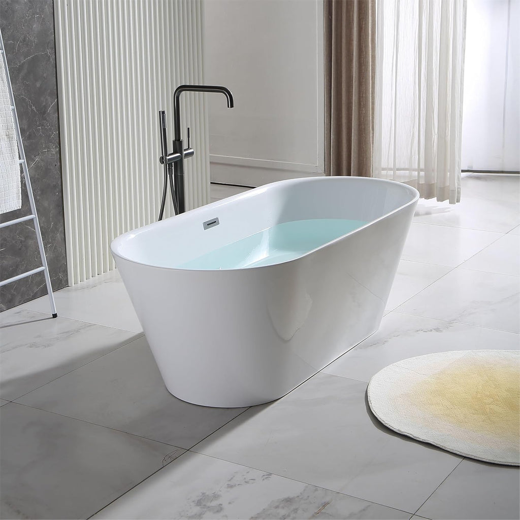 Replacement Freestanding Bathtub for BATHLET, 59.05'' x 29.5'' Freestanding Soaking Acrylic Bathtub