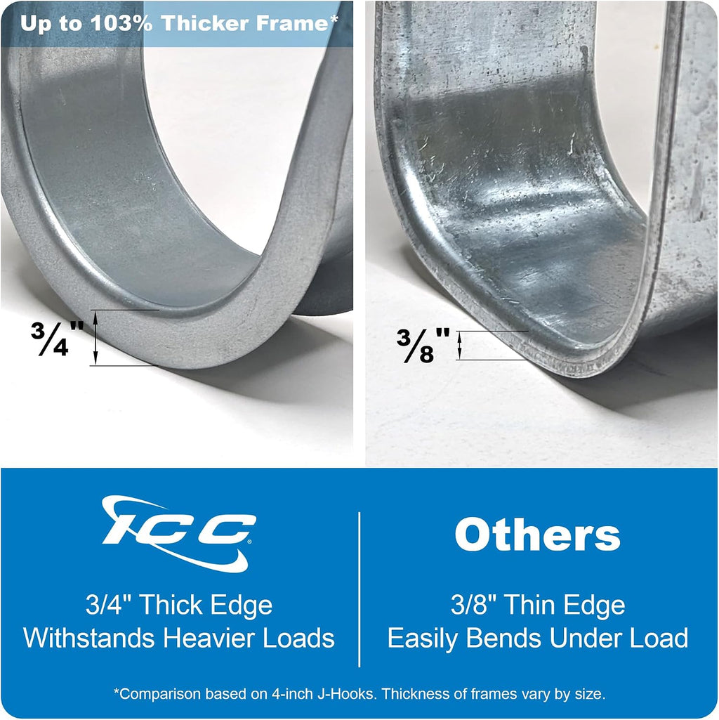 ICC J-Hook in 25 Pack (Beam Clamp, 4 in)