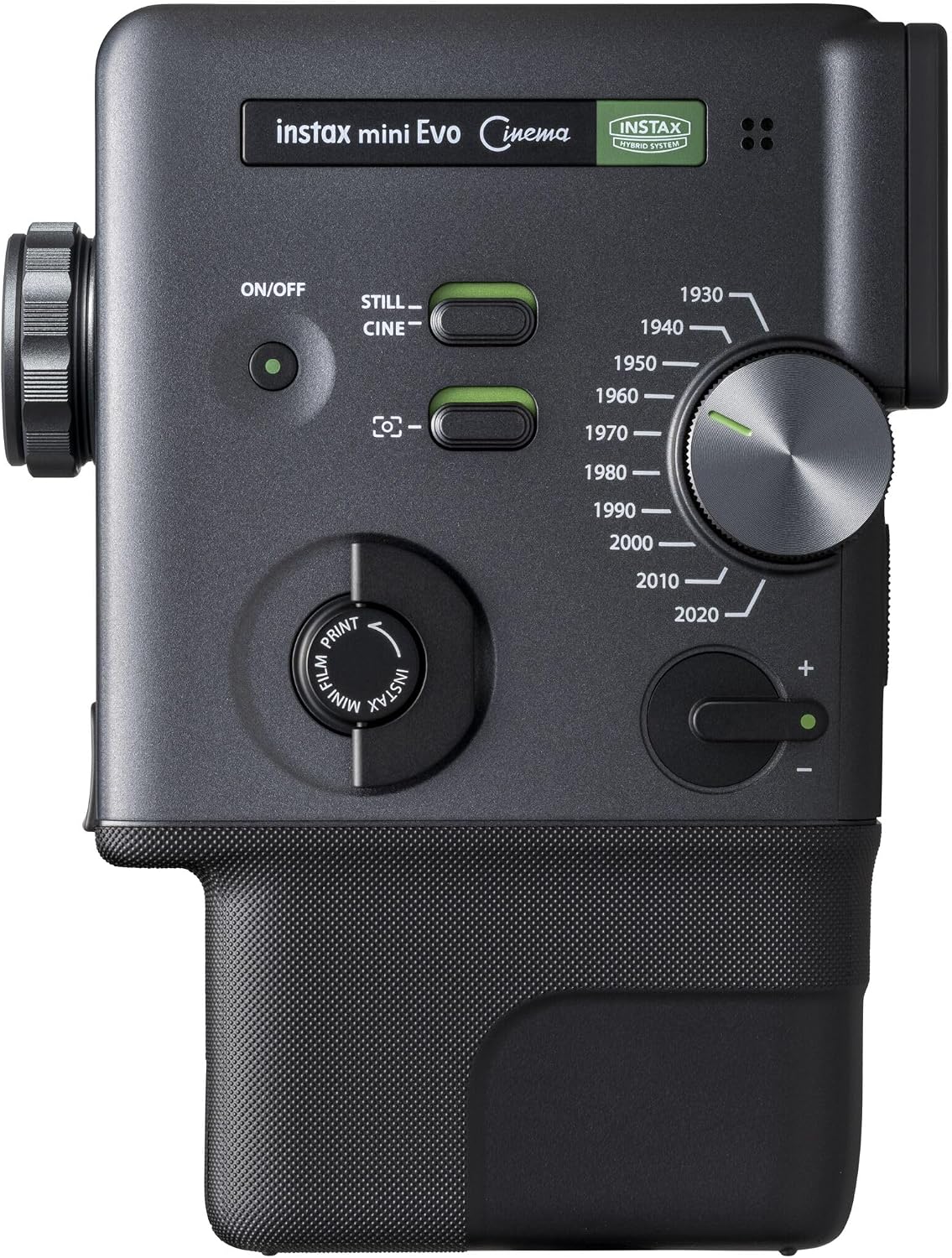 FUJIFILM instax mini Evo Cinema Hybrid Instant Camera, Black