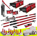 Drywall Finishing Set + Extension Handles - LEVEL5 | Pro-Grade | 10/12' Flat Boxes, Corner Roller, 3'/3.5' Corner Finishers, MiniShot, Pump | Sheetrock Gyprock Wallboard | 4-683