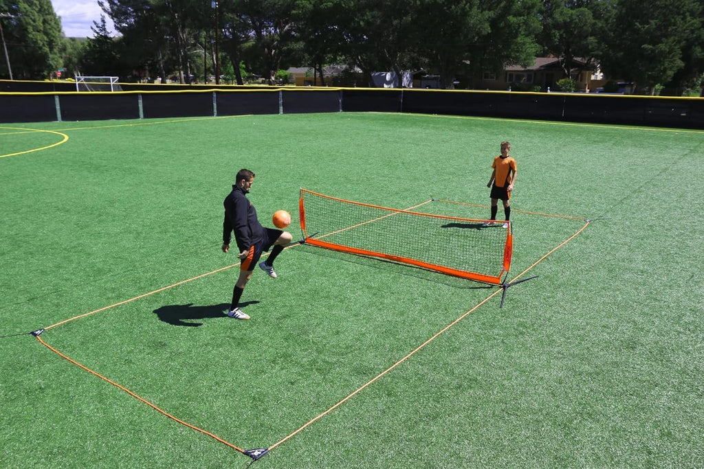 Bownet Soccer Goals for Backyard & Training – Portable Pop-Up Field Barrier Net with Sand Anchors & Travel Bag, Durable All-Weather Soccer Training Equipment