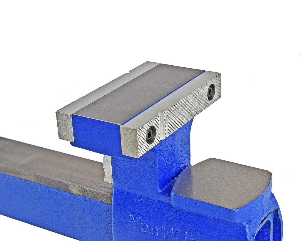 Yost Vises 880-D2 Reversible Combination Vise System | 8 Inch Jaw Width Heavy-Duty Utility Pipe and Bench Vise |Jaw Opens 12.5 Inches when Reversed | Swivel Base | Made with Ductile Iron Castings