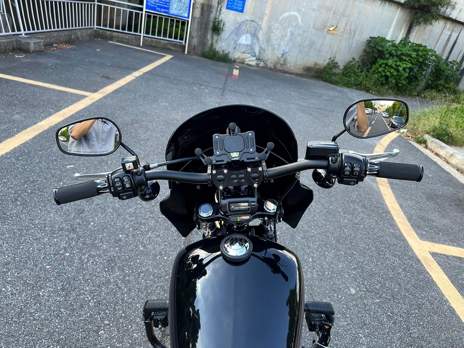 Motorcycle Pullback 6''Tall Handlebar Risers Extension Kit 1-1/8' 28mm Bar Clamp Dia Compatible with Harley Dyna Street bob Softail Sportster 883 1200