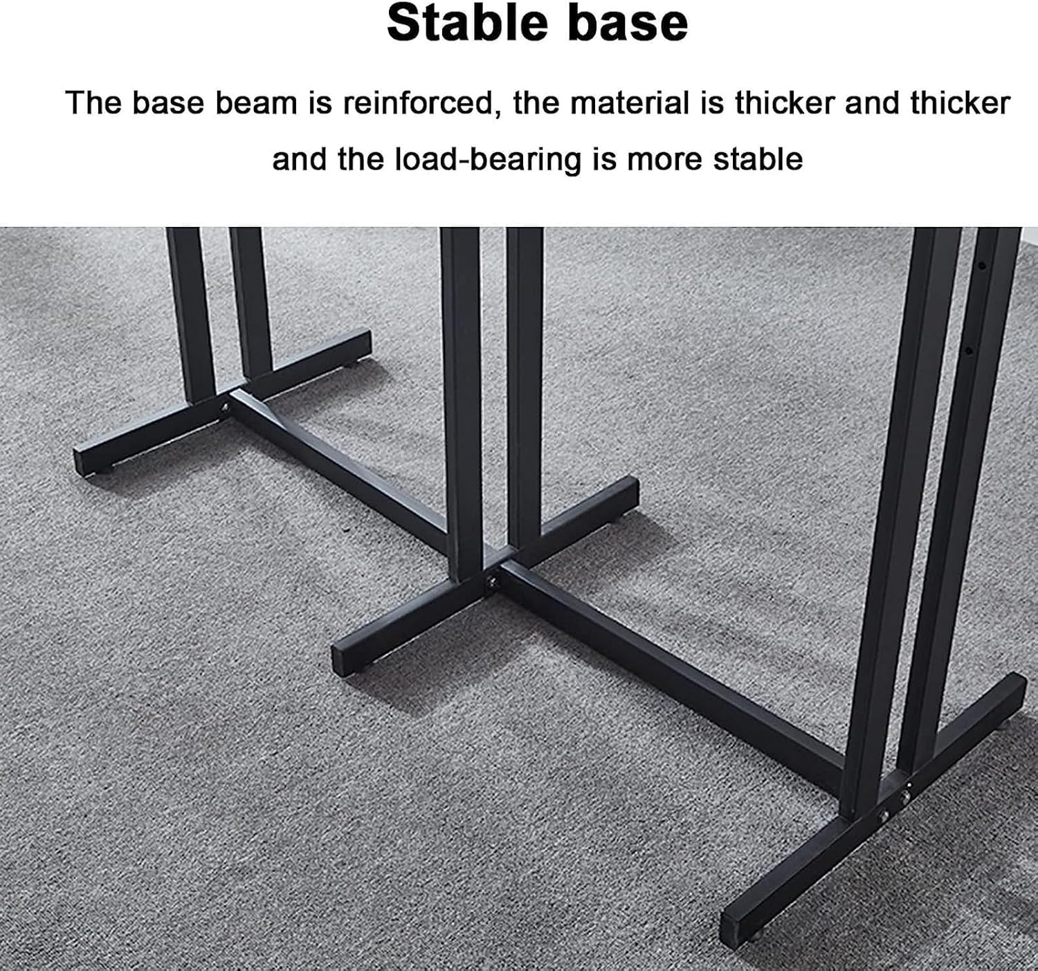 Floor Standing Metal Garment Rack with Adjustable Lifting Hanging Clothes Racks Heavy Duty Black 6 Way Rack for Retail Display Clothes Shelves Gold Color