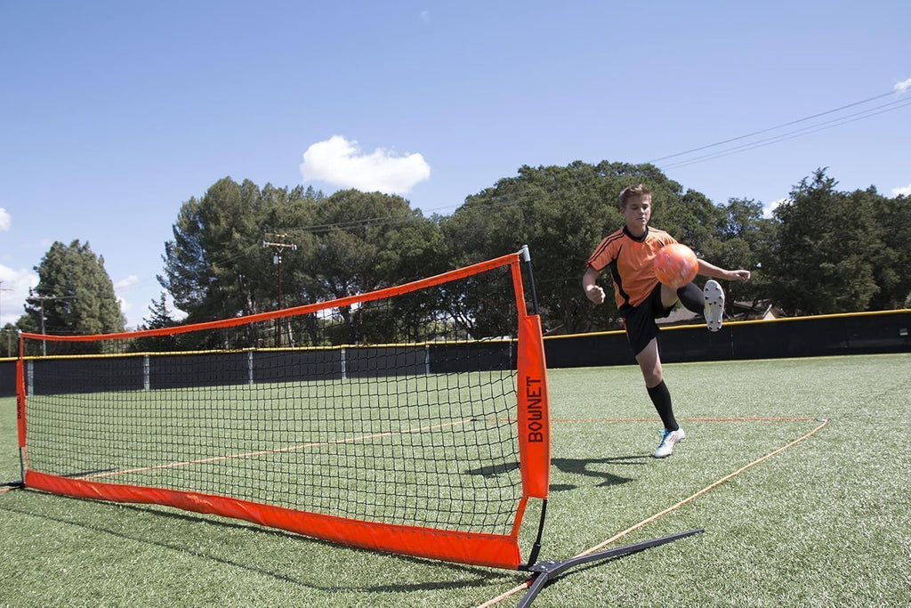 Bownet Soccer Goals for Backyard & Training – Portable Pop-Up Field Barrier Net with Sand Anchors & Travel Bag, Durable All-Weather Soccer Training Equipment