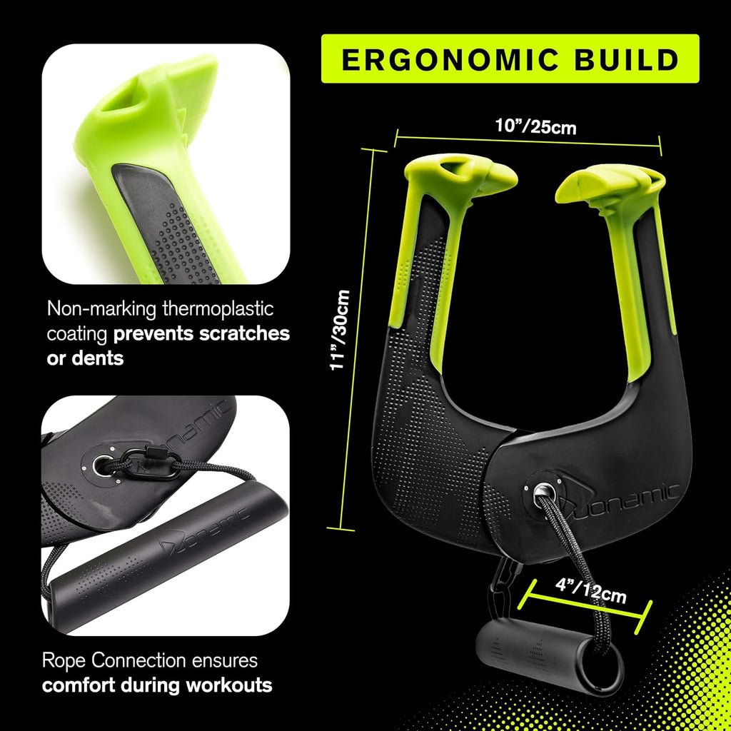 Duonamic Eleviia: Portable Doorway Pull-Up Bar – Lightweight, Travel-Ready, 250 lb Capacity