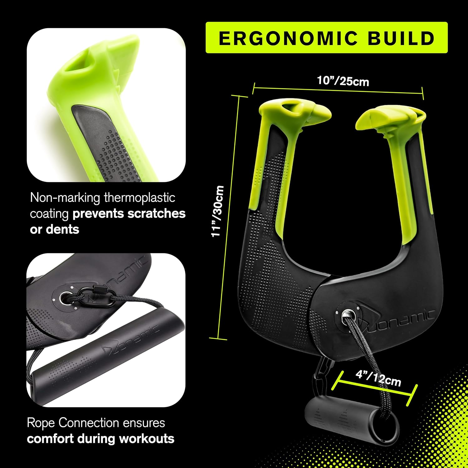 Duonamic Eleviia: Portable Doorway Pull-Up Bar – Lightweight, Travel-Ready, 250 lb Capacity