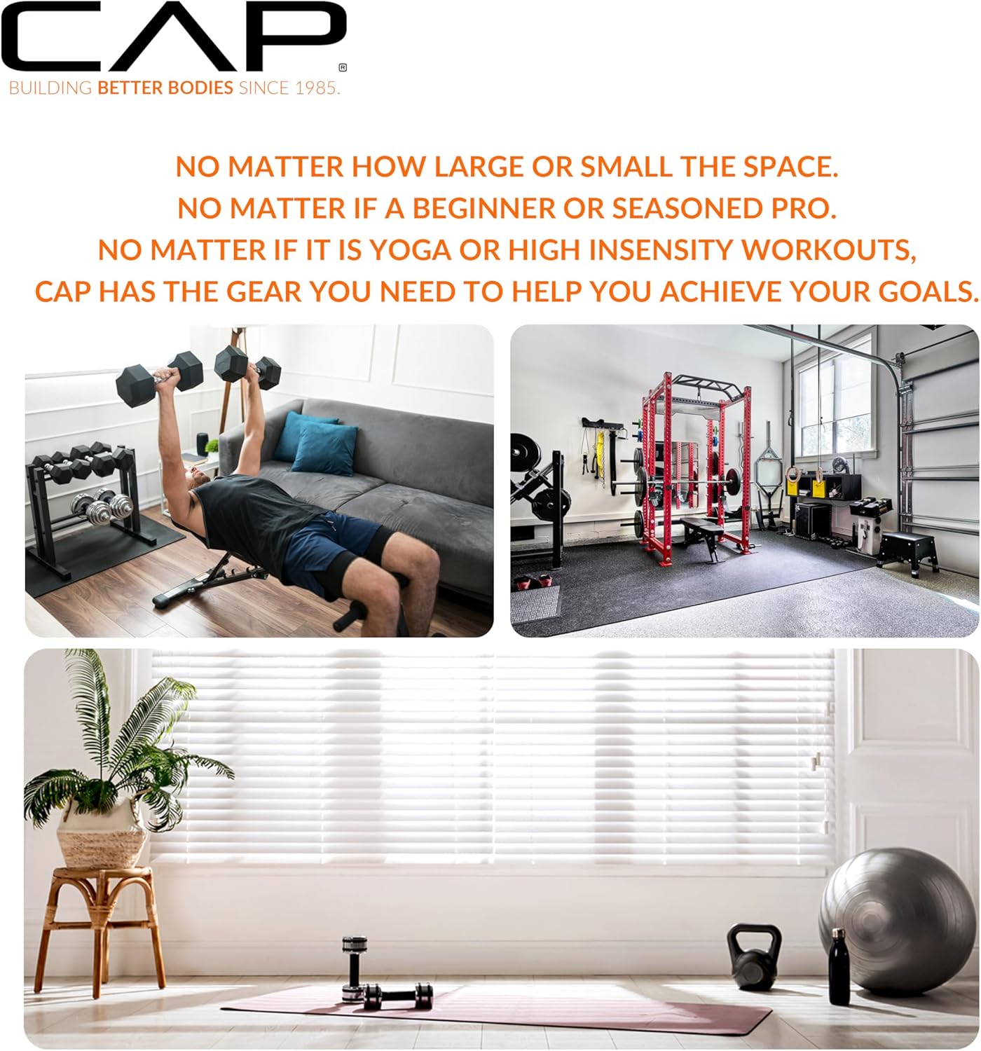 CAP Barbell Olympic Trap Bar | Multiple Grip Options