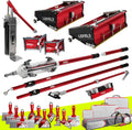 Drywall Finishing Set - LEVEL5 | Pro-Grade | 10/12' Flat Boxes, Corner Roller, 3'/3.5' Corner Finishers, MiniShot, Handles, Compound Pump + Filler | Sheetrock Gyprock Wallboard | 4-682
