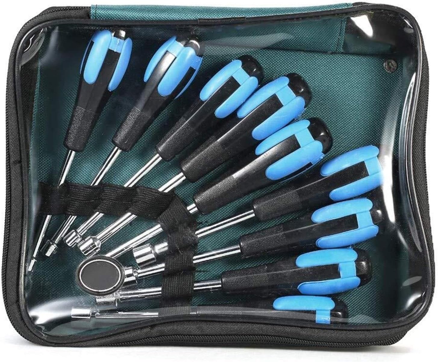 Stainless Steel Screwdriver, Magnetic Screwdriver,9pcs Screwdriver Set Hollow Shaft Nut Driver Set, Metric Sizes Hex Bit Sockets Professional Tool for 5mm/5.5mm/6mm/7mm/8mm/9mm/10mm/11mm/12mm
