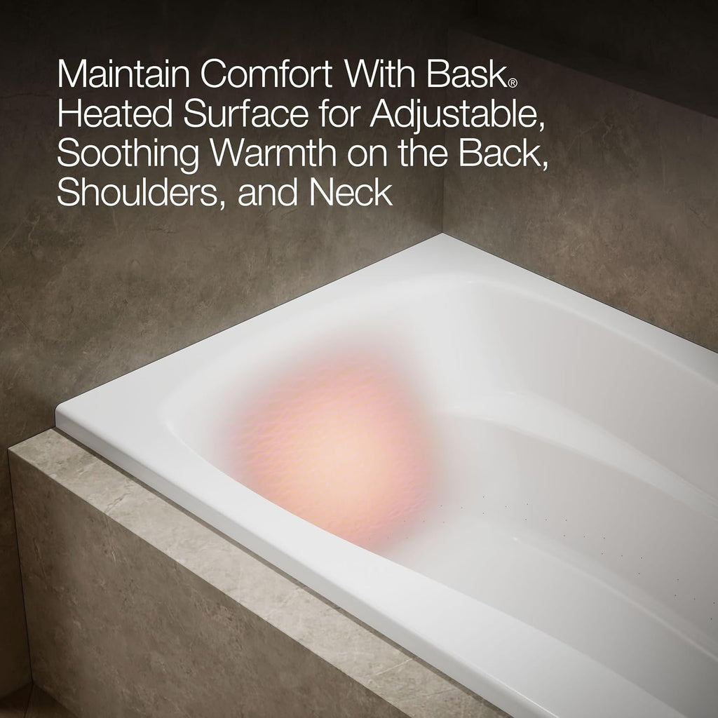 KOHLER K-1239-GHRF 60' X 36' Integral Flange Heated Bubblemassage™ Air Bath With Right-Hand Drain
