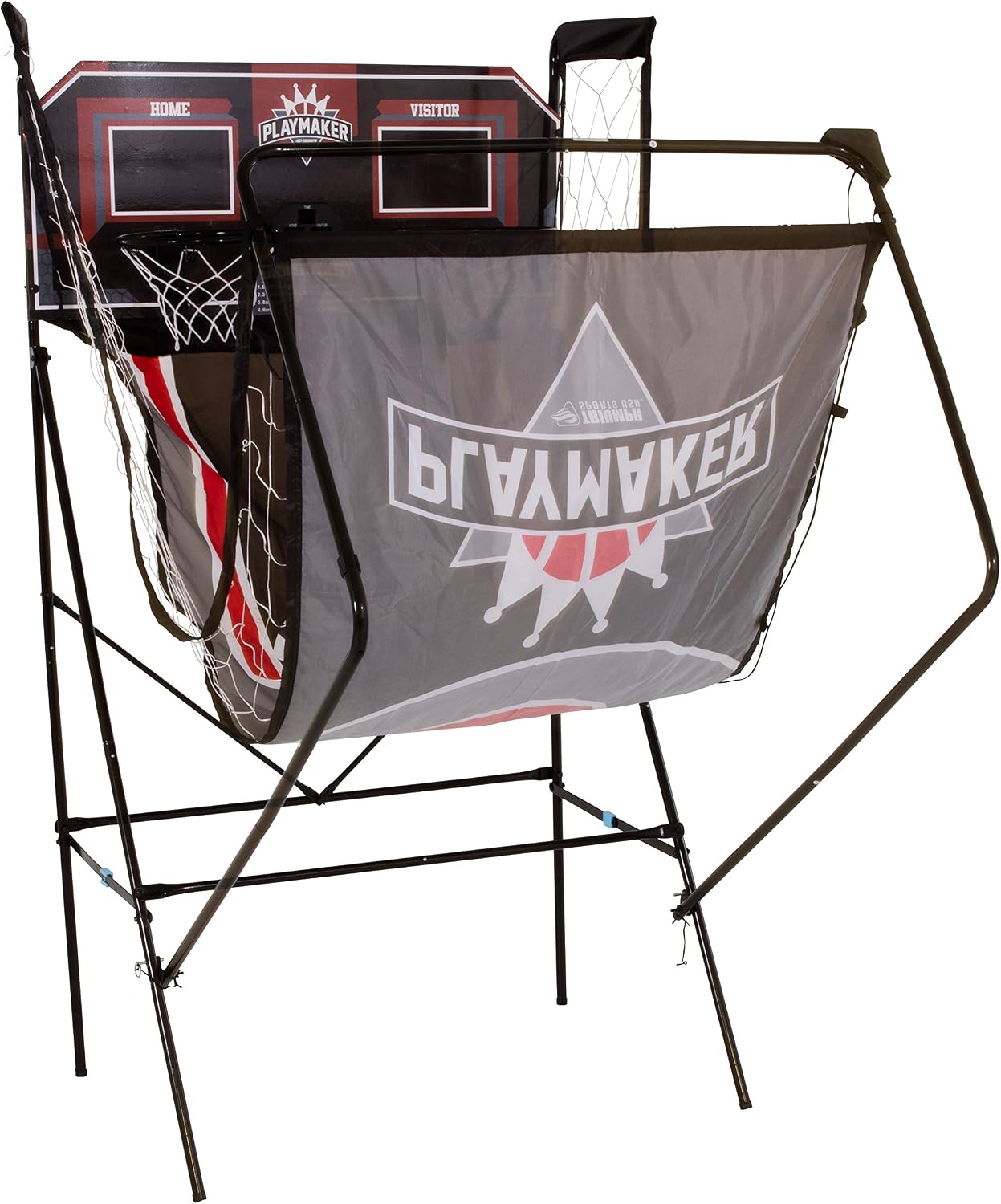 Triumph Playmaker Shootout Basketball Arcade Game – Electronic Scorer, LED Display, 8 Game Modes, 4 Balls, Pump & Quick Connect Frame – Fast-Paced Indoor Fun for Kids, Teens & Family Game Nights