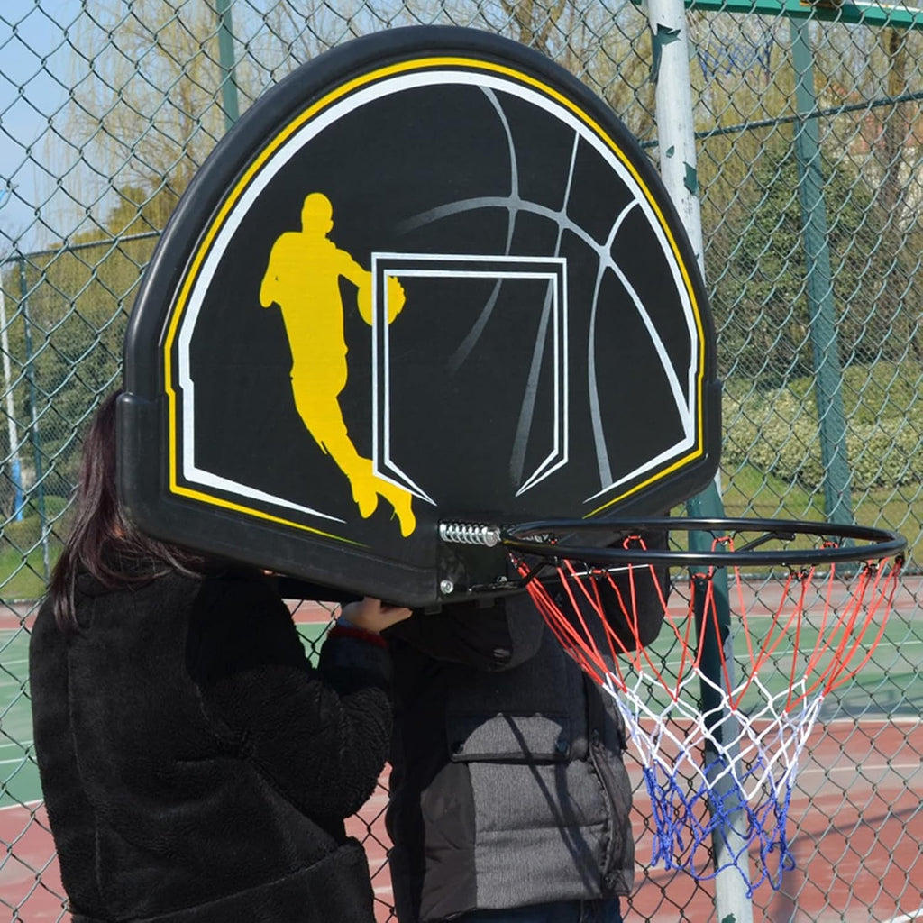 Basketball Rim 原文 Wall-Mounted Mini Basketball Hoop. Indoor and Outdoor Basketball Hoops for Adults and Children, Solid Iron Ring, Save Space 112x72cm