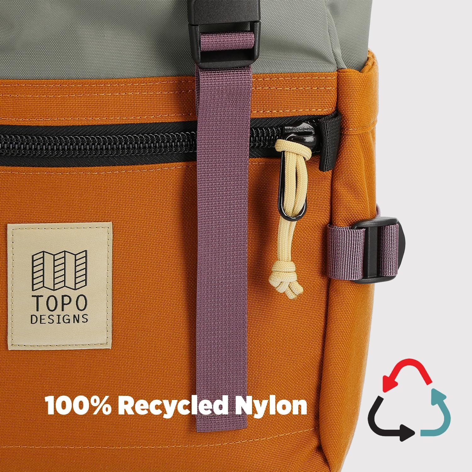 Topo Designs Rover Pack Classic Backpack - Daily Bag for Commutes, Day Trips, Hikes, Iconic Denver Design, PFAS-Free, Fair Trade (Asphalt/Black)