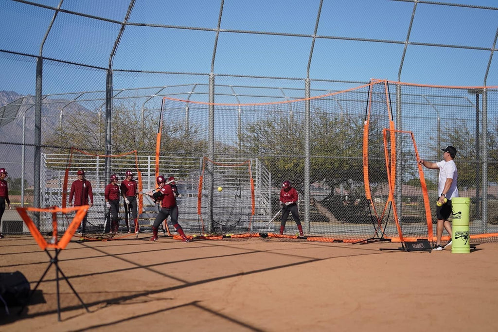 Bownet Soccer Goals for Backyard & Training – Portable Pop-Up Field Barrier Net with Sand Anchors & Travel Bag, Durable All-Weather Soccer Training Equipment