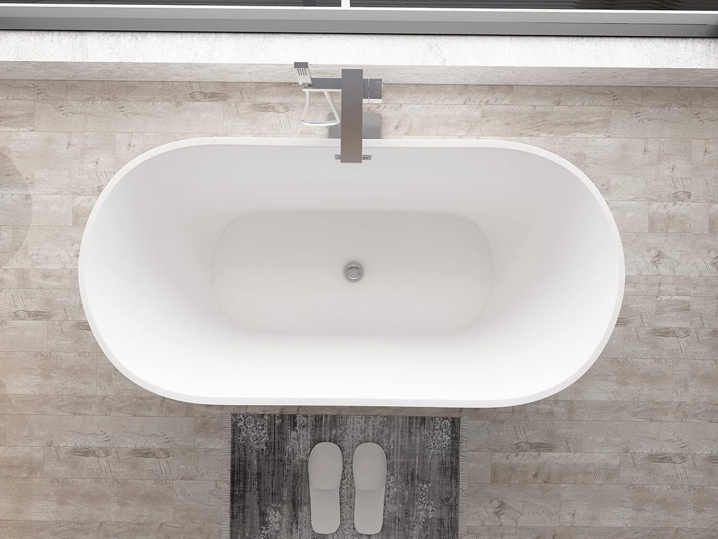 Spokane 59' Freestanding Bathtub with no Faucet