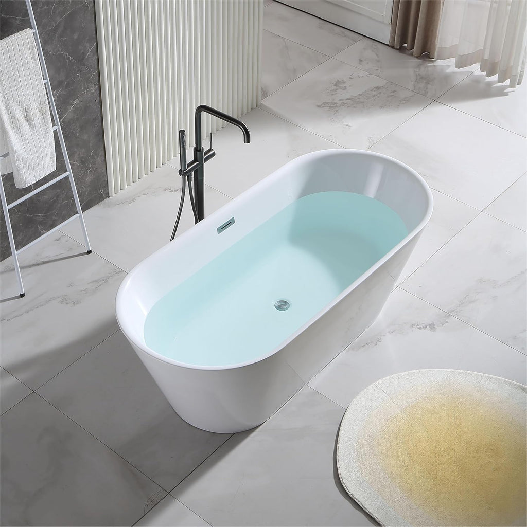 Replacement Freestanding Bathtub for BATHLET, 59.05'' x 29.5'' Freestanding Soaking Acrylic Bathtub