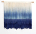 Handmade Macrame Wall Hanging Tapestry Dyeing Driftwood Decor,Handmake Dyed Macrame Tapestries Wall Art Woven Home Decoration (E 60x50cm)