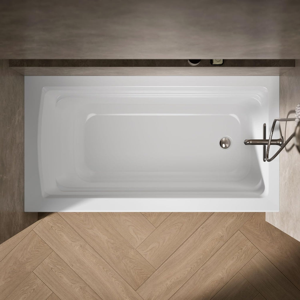 Kohler 1123-RA-0 Archer® 60' x 32' Alcove Bath, Right Drain, Acrylic, White