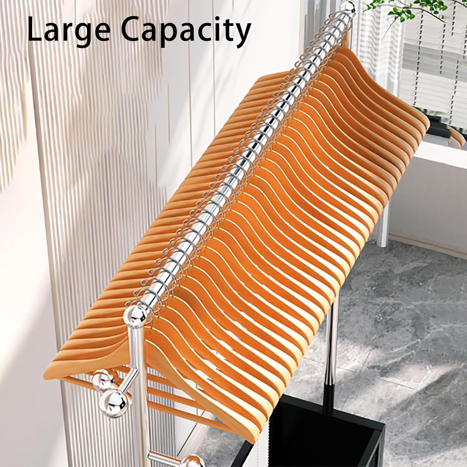 Clothes Rack on wheels, Clothing Rack with Bottom Mesh Storage Shelf, Heavy Duty Garment Racks for Hanging Clothes, for Bedroom Laundry Living Room, Metal Clothing Rack