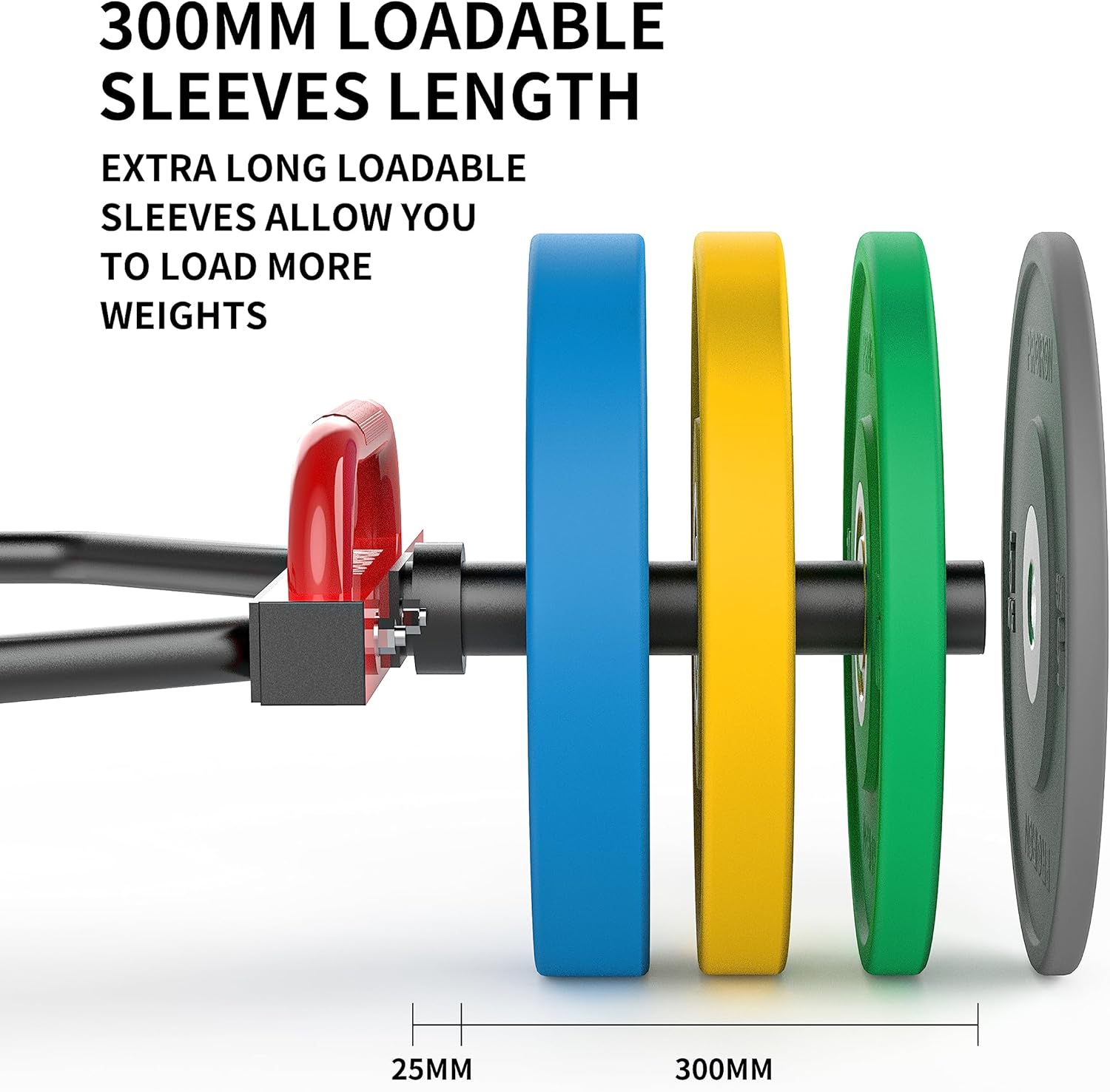 PROIRON Olympic Trap Bar 2', Hex Deadlift Squat Bar, 56' Weight lifting Shrug Bars Barbell Knurled Handles for Shoulder Exercises, Farmers Walk, 250kg Capacity for Home Gym Workout